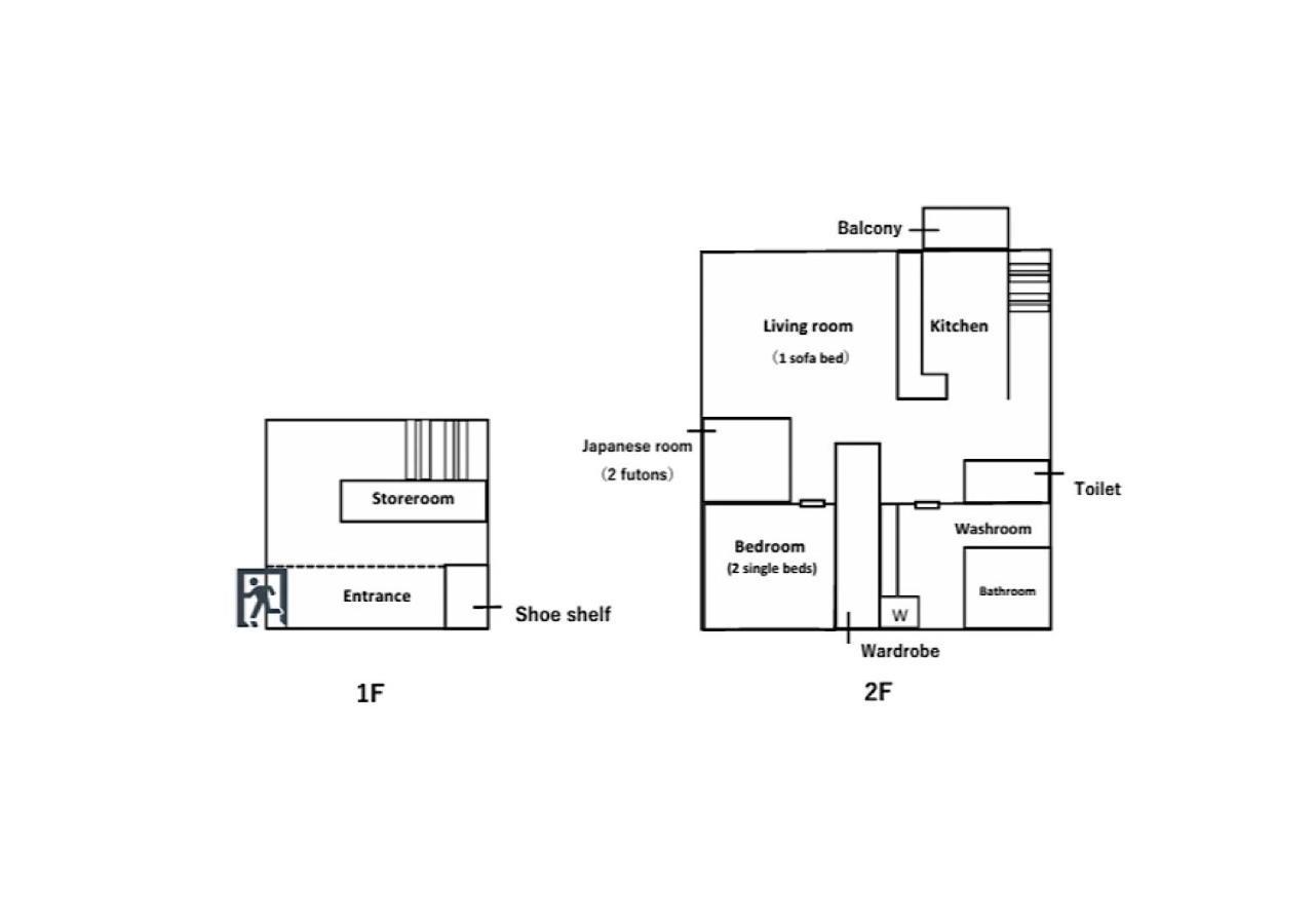 Koiwa Detached House 小岩駅にある戸建のおうち 完全分離型住宅2f Appartamento *